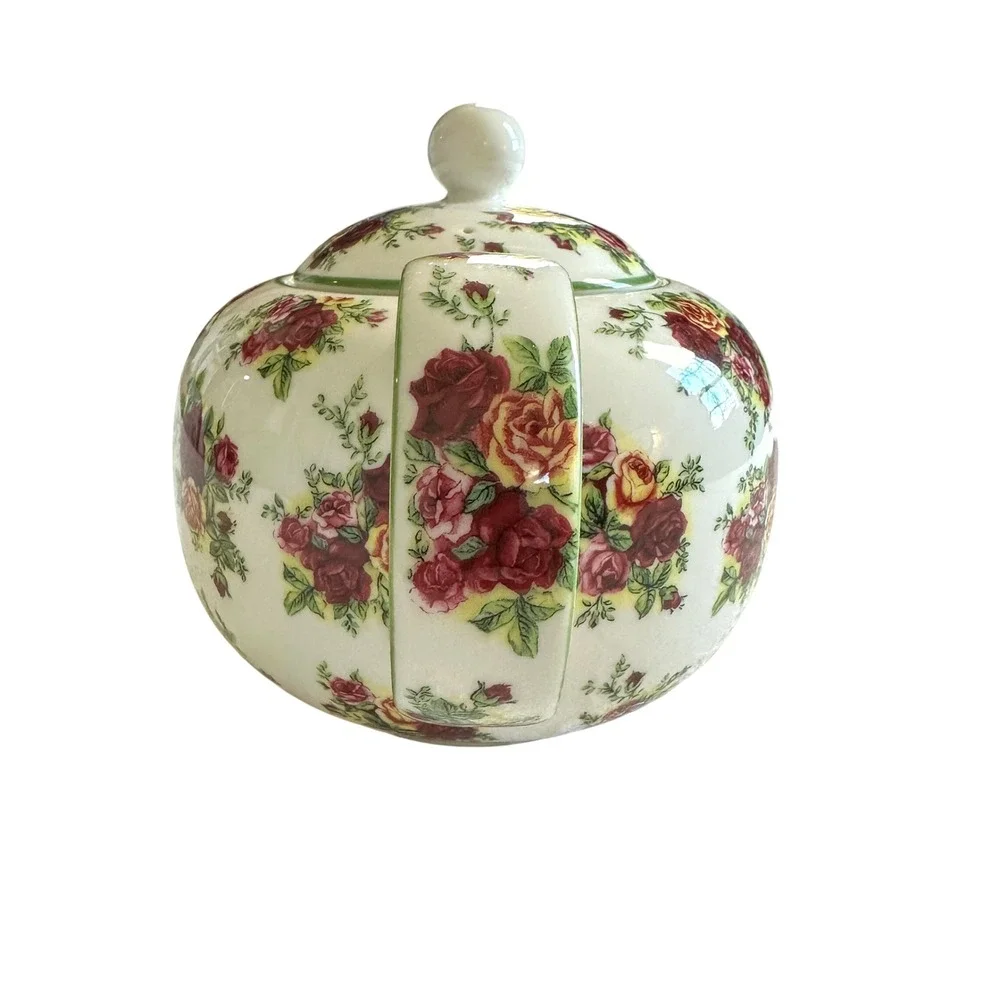 Royal Albert Old Country Roses Teapot‎ Afternoon Tea Collection 2001 Signed